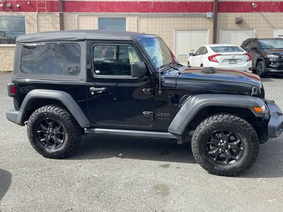 2022 Jeep Wrangler — rear three-quarter view