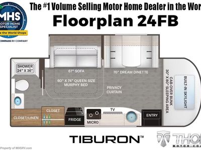 2026 Thor Motor Coach Tiburon — photo 41 view