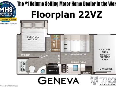 2027 Thor Motor Coach Geneva — front three-quarter view