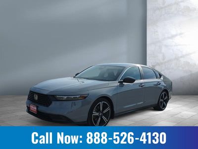 2023 Honda Accord Hybrid — front three-quarter view