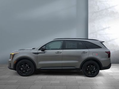 2026 Kia Sorento Hybrid — rear three-quarter view