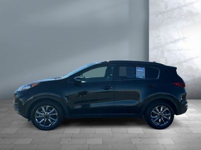 2022 Kia Sportage — rear three-quarter view
