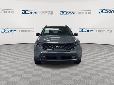 2022 Kia Sorento — rear three-quarter view