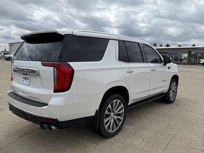 2021 GMC Yukon — rear three-quarter view