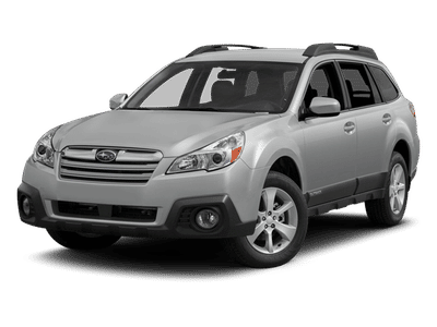 2014 Subaru Outback 2.5i in Gray Metallic — front three-quarter view