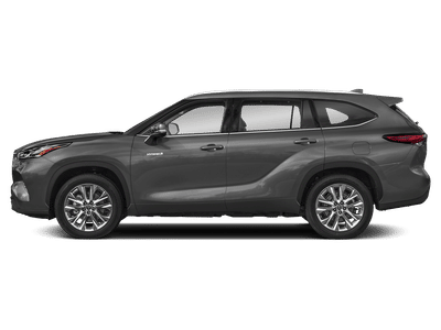 2021 Toyota Highlander Hybrid — rear three-quarter view