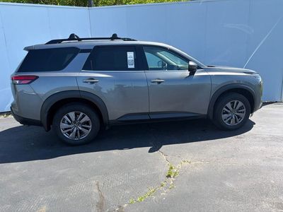 2023 Nissan Pathfinder — rear three-quarter view