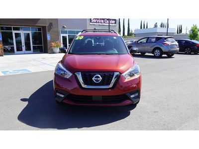 2020 Nissan Kicks — rear three-quarter view