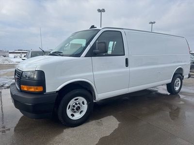 2026 GMC Savana Cargo — rear three-quarter view