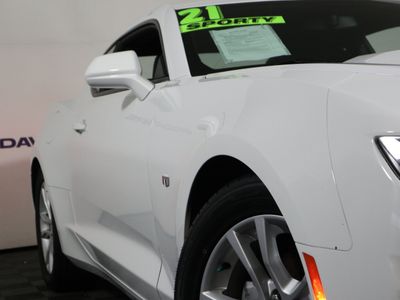 2021 Chevrolet Camaro — rear three-quarter view