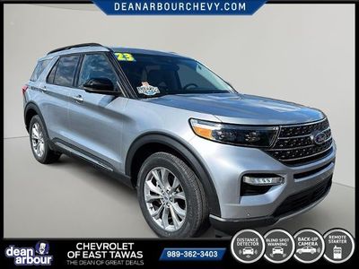2023 Ford Explorer — rear three-quarter view