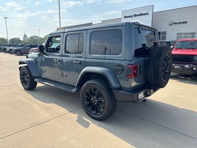 2025 Jeep Wrangler 4xe — rear three-quarter view