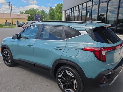 2024 Kia Seltos — rear three-quarter view