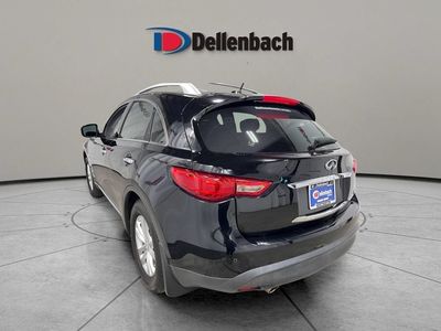 2013 INFINITI FX37 — rear three-quarter view