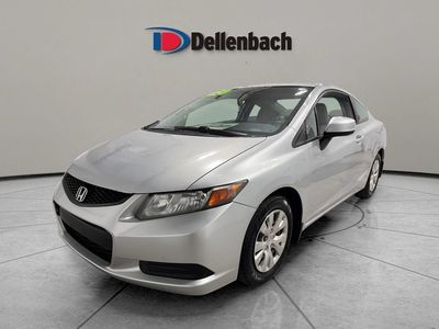 2012 Honda Civic Cpe — rear three-quarter view