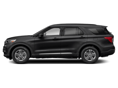 2022 Ford Explorer — rear three-quarter view