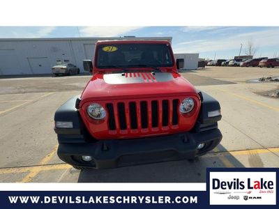 2021 Jeep Wrangler — side profile view