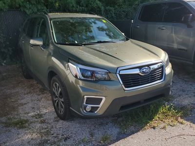 2021 Subaru Forester — rear three-quarter view