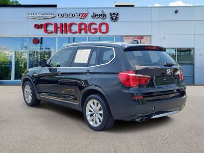2013 BMW X3 — rear three-quarter view
