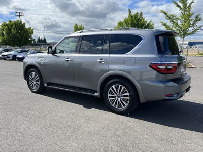 2022 Nissan Armada — rear three-quarter view