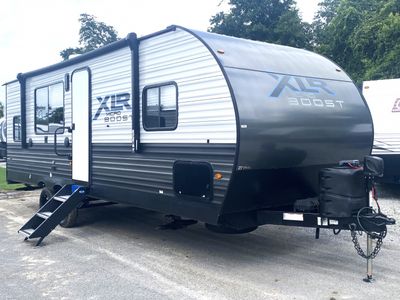 2022 Forest River XLR MICRO BOOST 27LRE — front three-quarter view