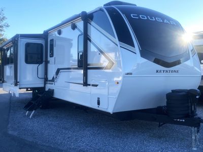 2026 Keystone RV Cougar Half-Ton — front three-quarter view