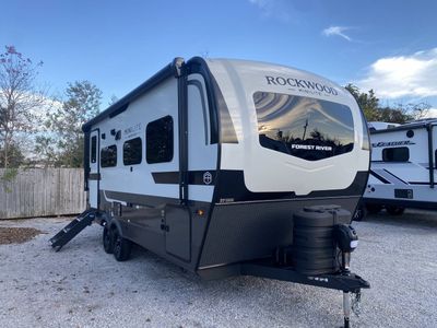 2026 Forest River Rockwood Mini Lite — front three-quarter view