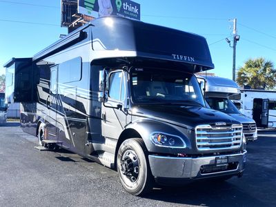 2026 Tiffin Motorhomes Allegro Bay 34 DB — front three-quarter view