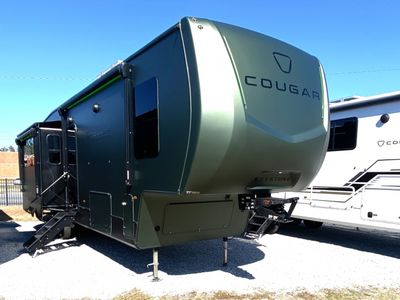 2026 Keystone RV Cougar Hero Edition 350LLK — front three-quarter view