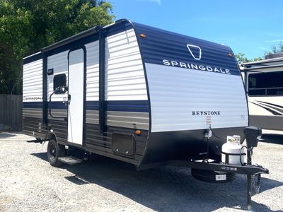 2026 Keystone RV Springdale Mini 1610BH — front three-quarter view