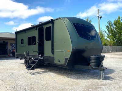 2026 Keystone RV Cougar Half-Ton Hero Edition 22MLS — front three-quarter view