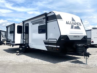 2026 Alliance RV Delta 284RK — front three-quarter view