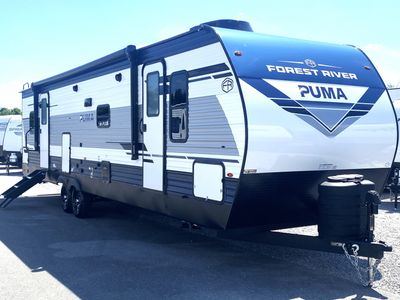 2026 Palomino Puma 337BH — front three-quarter view