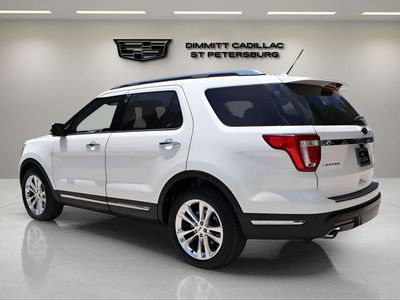 2019 Ford Explorer — rear three-quarter view