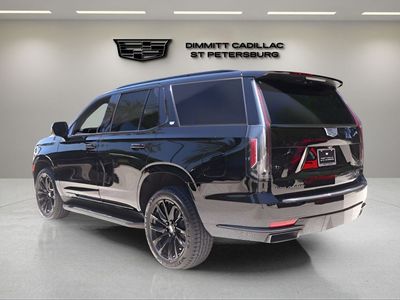 2021 Cadillac Escalade — rear three-quarter view