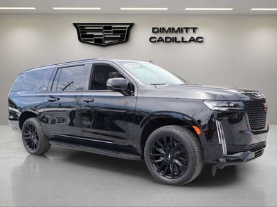 2024 Cadillac Escalade ESV — rear three-quarter view
