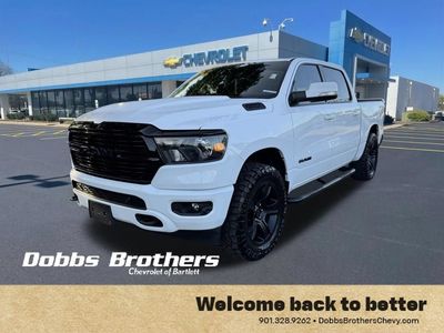 2020 RAM 1500 — rear three-quarter view
