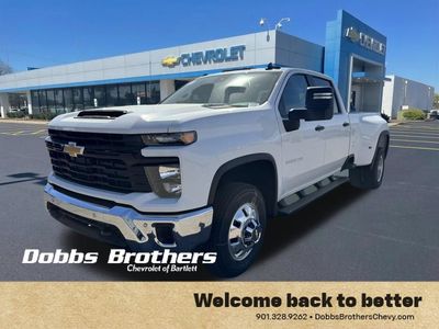 2026 Chevrolet Silverado 3500 HD — rear three-quarter view