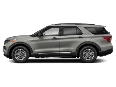 2020 Ford Explorer — rear three-quarter view