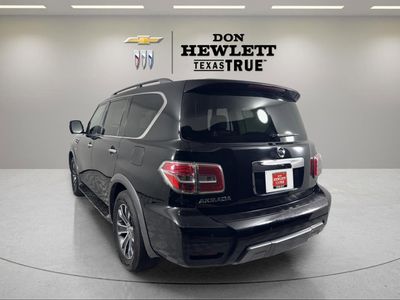 2019 Nissan Armada — rear three-quarter view