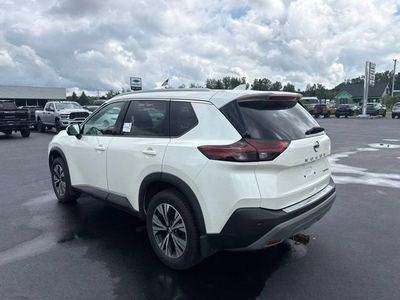 2021 Nissan Rogue — rear three-quarter view