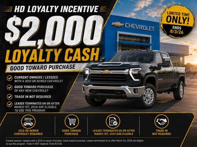 2026 Chevrolet Silverado 2500 HD — rear three-quarter view