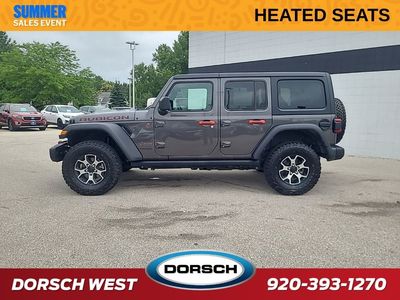 2022 Jeep Wrangler — rear three-quarter view