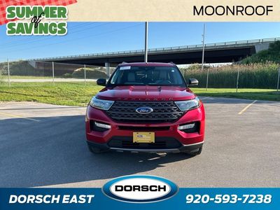 2021 Ford Explorer — rear three-quarter view
