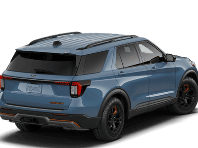 2026 Ford Explorer — rear three-quarter view