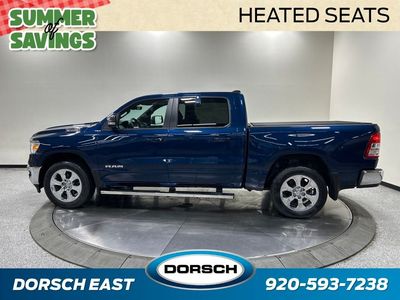 2021 RAM 1500 — rear three-quarter view