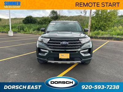 2023 Ford Explorer — rear three-quarter view