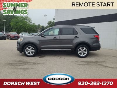 2017 Ford Explorer — rear three-quarter view