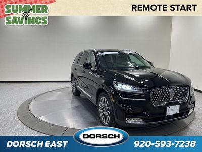 2020 Lincoln Aviator — rear three-quarter view