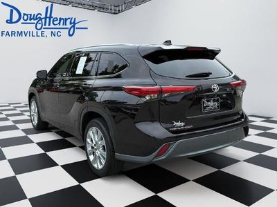 2021 Toyota Highlander — rear three-quarter view